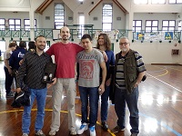 Bild zeigt unser Team mit Jürgen, Christian, Gerhard, Thomas und Trainer Erich